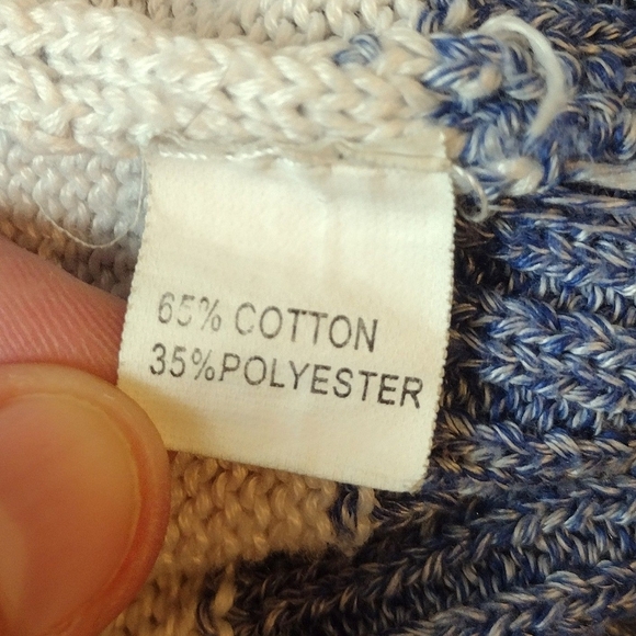 Ecowish Women's Striped Open Front Cardigan Size Medium - Picture 5 of 6